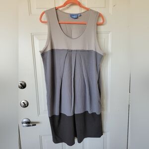 Simply Vera Vera Wang Color Block Sleeveless Dress XL with pockets